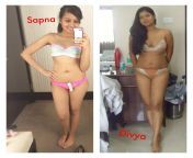 Sapna vs Divya from sapna chaudry xxx