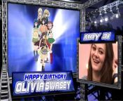 Cracks at it. Happy birthday to Olivia Swasey (22) who is the English voice of Aya Fujisaki. She on the other hand is the daughter of John Swasey who serves as the ADR Director for the English adaptation of the series by Sentai. from english bf ww