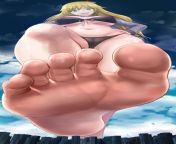 Kyoko, the giantess protagonist of the giantess game, A giant bishoujo adventure (Exrumya) from 3d giantess boobs