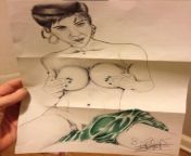 I got this in the mail 6 years ago today, from a prison pen pal I used to write. He’s never seen me in real life, and prison certainly didn’t allow for me to send him nudes. Ten years in lock up gets you some mad art skills and a WILD imagination. from 13 years old nudes